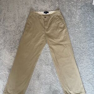 Ralph Lauren Tan Chinos Classic Fit Cotton Twill